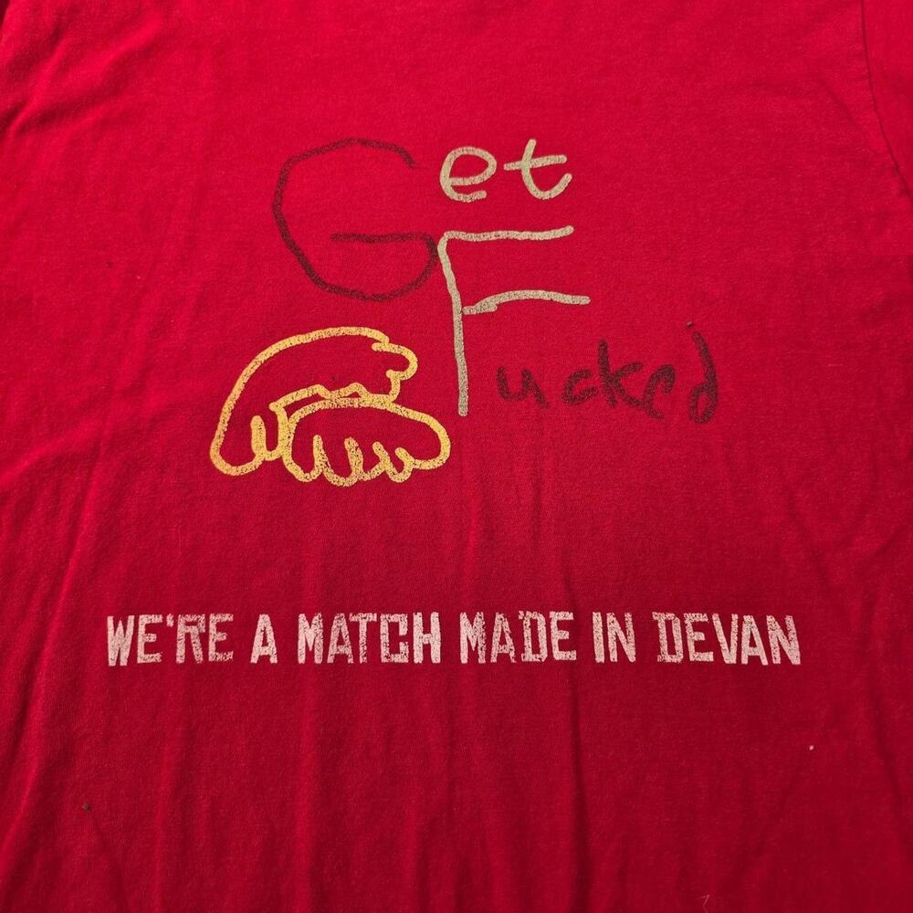 Funny Red "Get F*cked" T-Shirt